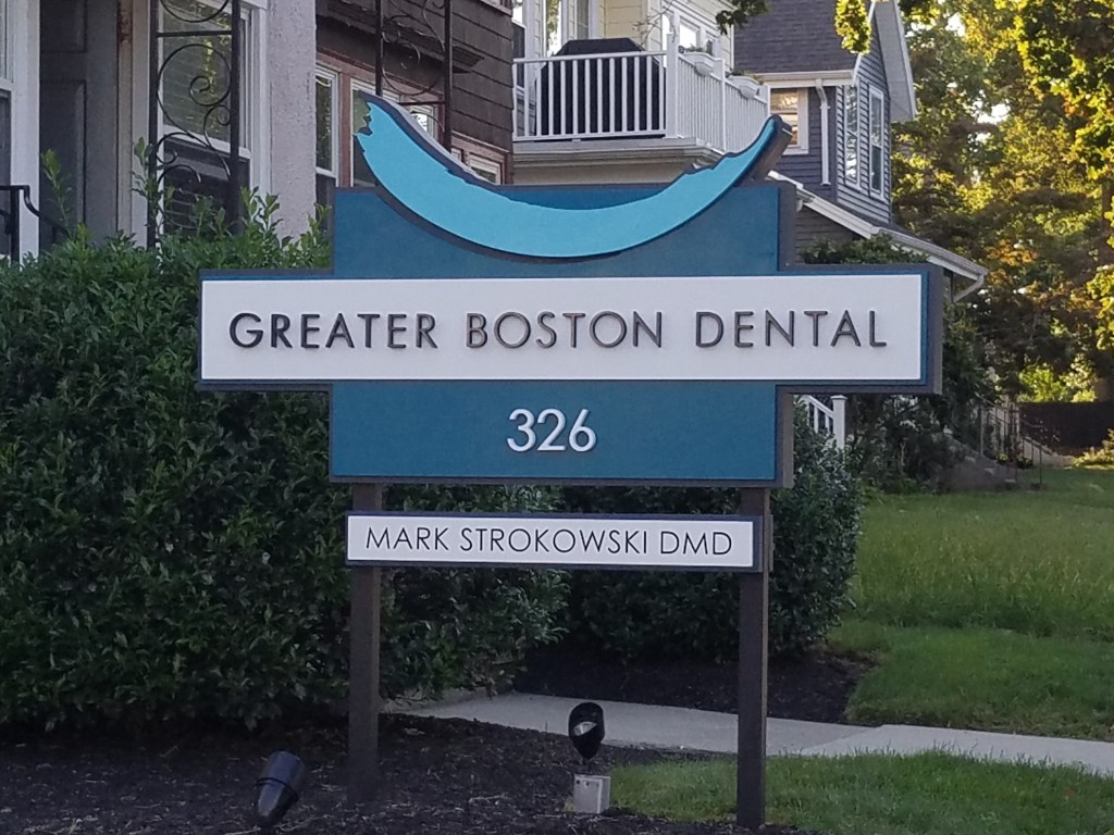 Practice signage outside of the office